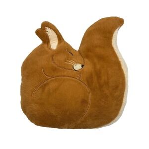 Squirrel Throw Pillow Plush Can Hold Microwave Heat Insert
